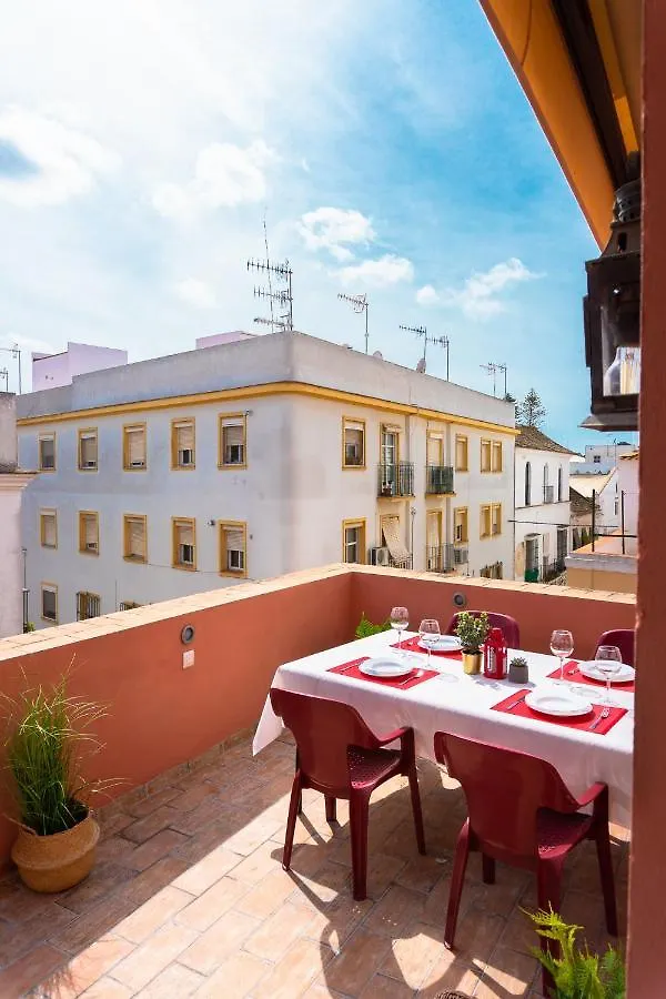 Atico Imperial Garaje Gratis Centrico Terraza Aire Acond Solarium 2 Banos Wifi A 1Minuto De La Plaza Cabildo Apartment Sanlucar de Barrameda